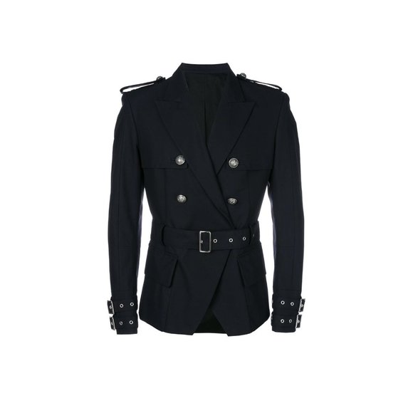 Balmain Double-Breasted Military Blazer - Picture 4 of 13